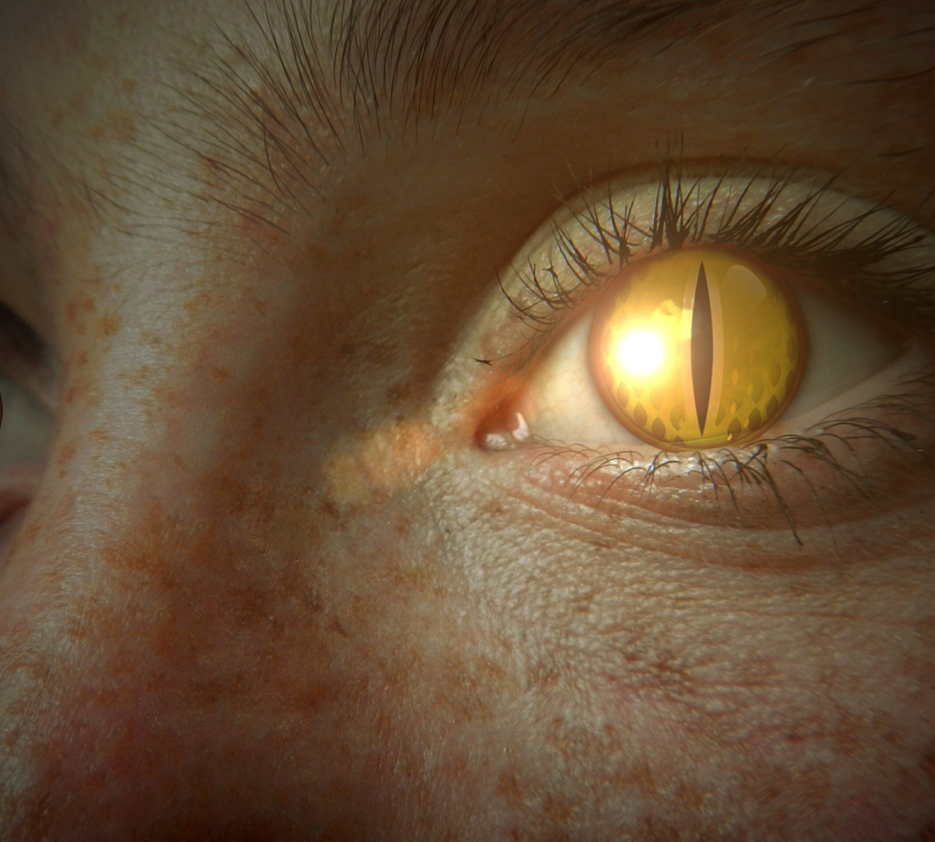 Желтые глаза